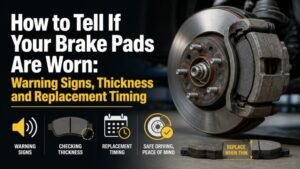 How to Tell If Your Brake Pads Are Worn: Warning Signs, Thickness and Replacement Timing