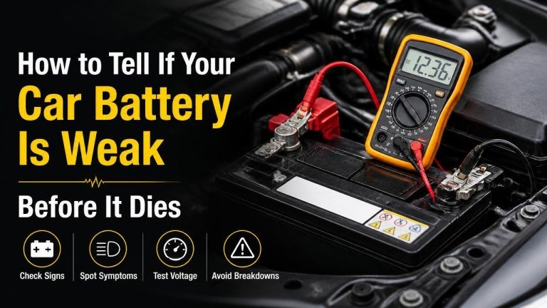 How to Tell If Your Car Battery Is Weak Before It Dies