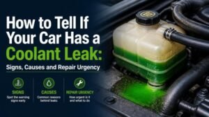 How to Tell If Your Car Has a Coolant Leak: Signs, Causes and Repair Urgency