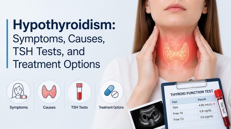 Hypothyroidism: Symptoms, Causes, TSH Tests, and Treatment Options
