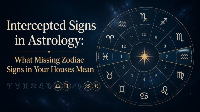 Intercepted Signs in Astrology: What Missing Zodiac Signs in Your Houses Mean