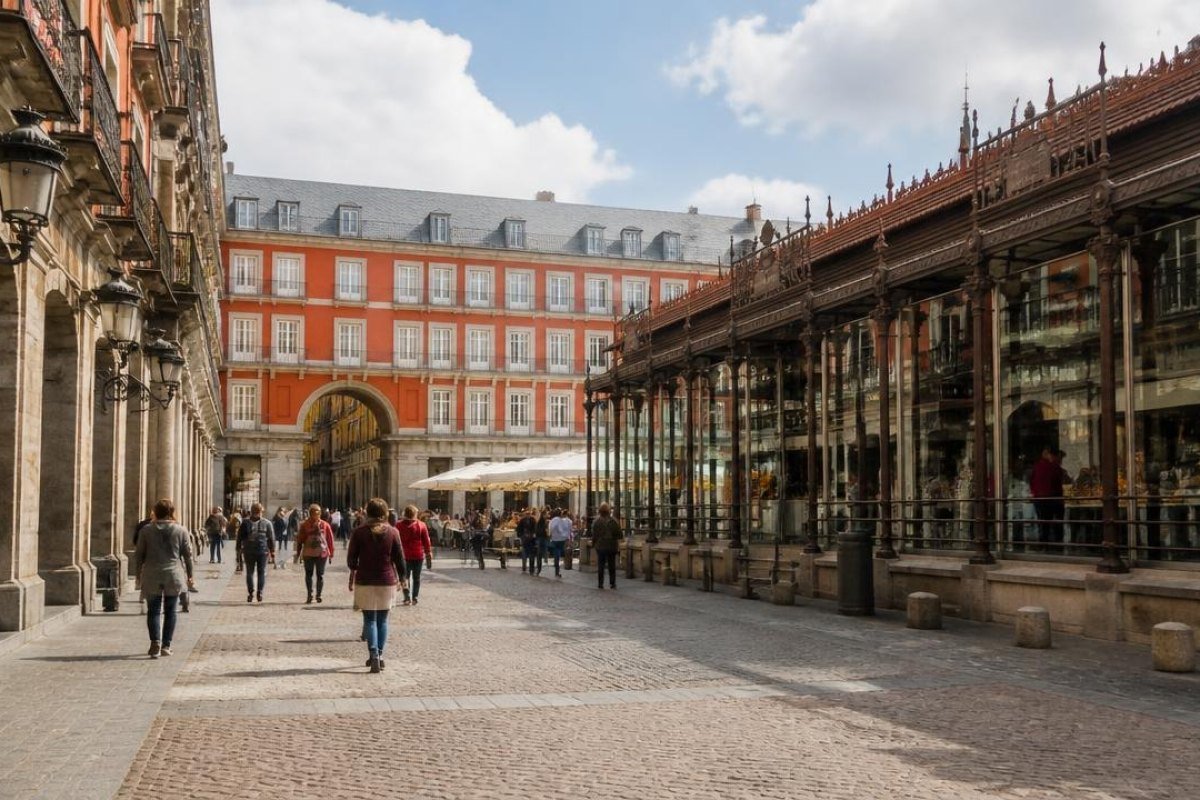 Morning: Plaza Mayor, Mercado de San Miguel, and the old streets