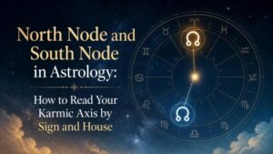 North Node and South Node in Astrology: How to Read Your Karmic Axis by Sign and House