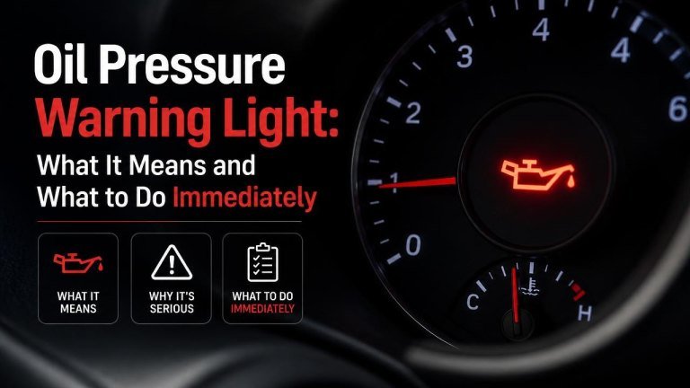 Oil Pressure Warning Light: What It Means and What to Do Immediately