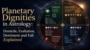 Planetary Dignities in Astrology: Domicile, Exaltation, Detriment and Fall Explained