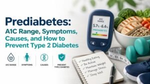 Prediabetes: A1C Range, Symptoms, Causes, and How to Prevent Type 2 Diabetes