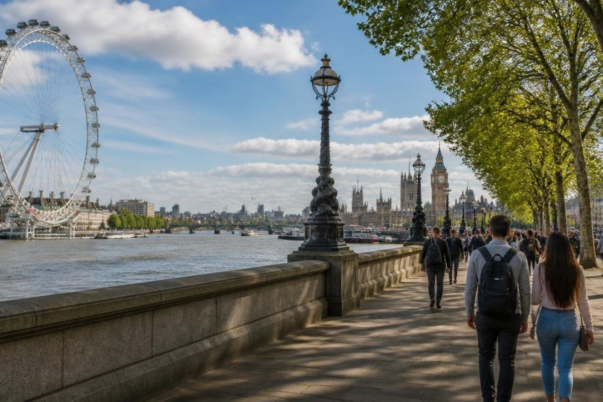 Quick overview of the London walking route