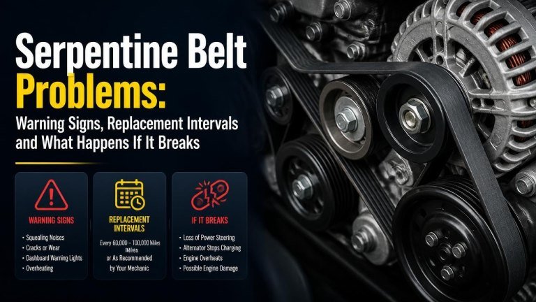 Serpentine Belt Problems: Warning Signs, Replacement Intervals and What Happens If It Breaks