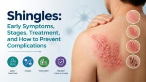Shingles: Early Symptoms, Stages, Treatment, and How to Prevent Complications