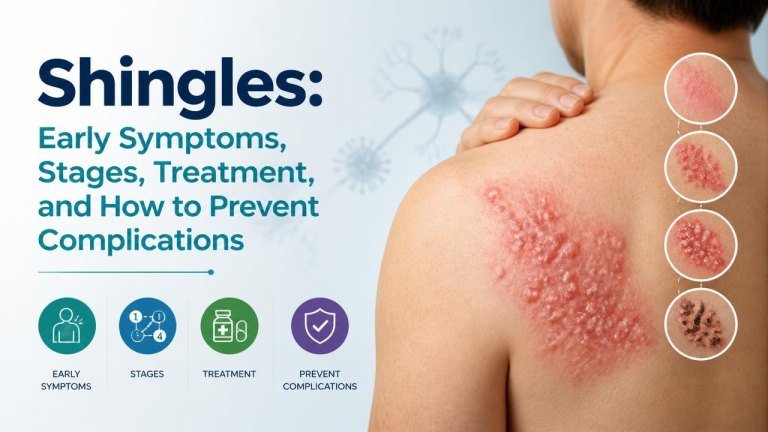 Shingles: Early Symptoms, Stages, Treatment, and How to Prevent Complications