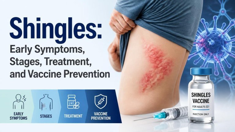 Shingles: Early Symptoms, Stages, Treatment, and Vaccine Prevention