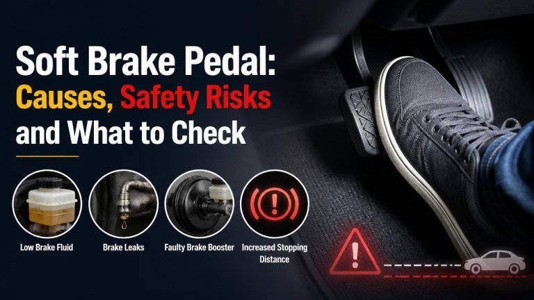 Soft Brake Pedal: Causes, Safety Risks and What to Check