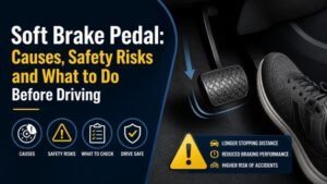 Soft Brake Pedal: Causes, Safety Risks and What to Do Before Driving