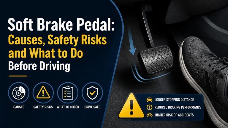 Soft Brake Pedal: Causes, Safety Risks and What to Do Before Driving