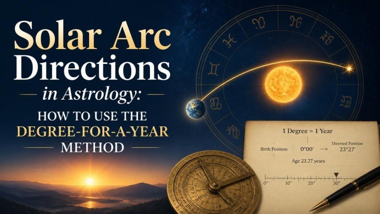 Solar Arc Directions in Astrology: How to Use the Degree-for-a-Year Method
