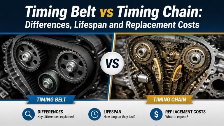 Timing Belt vs Timing Chain: Differences, Lifespan and Replacement Costs