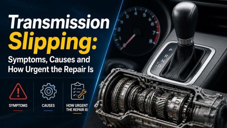 Transmission Slipping: Symptoms, Causes and How Urgent the Repair Is