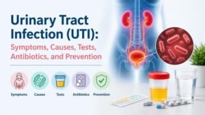 Urinary Tract Infection (UTI): Symptoms, Causes, Tests, Antibiotics, and Prevention