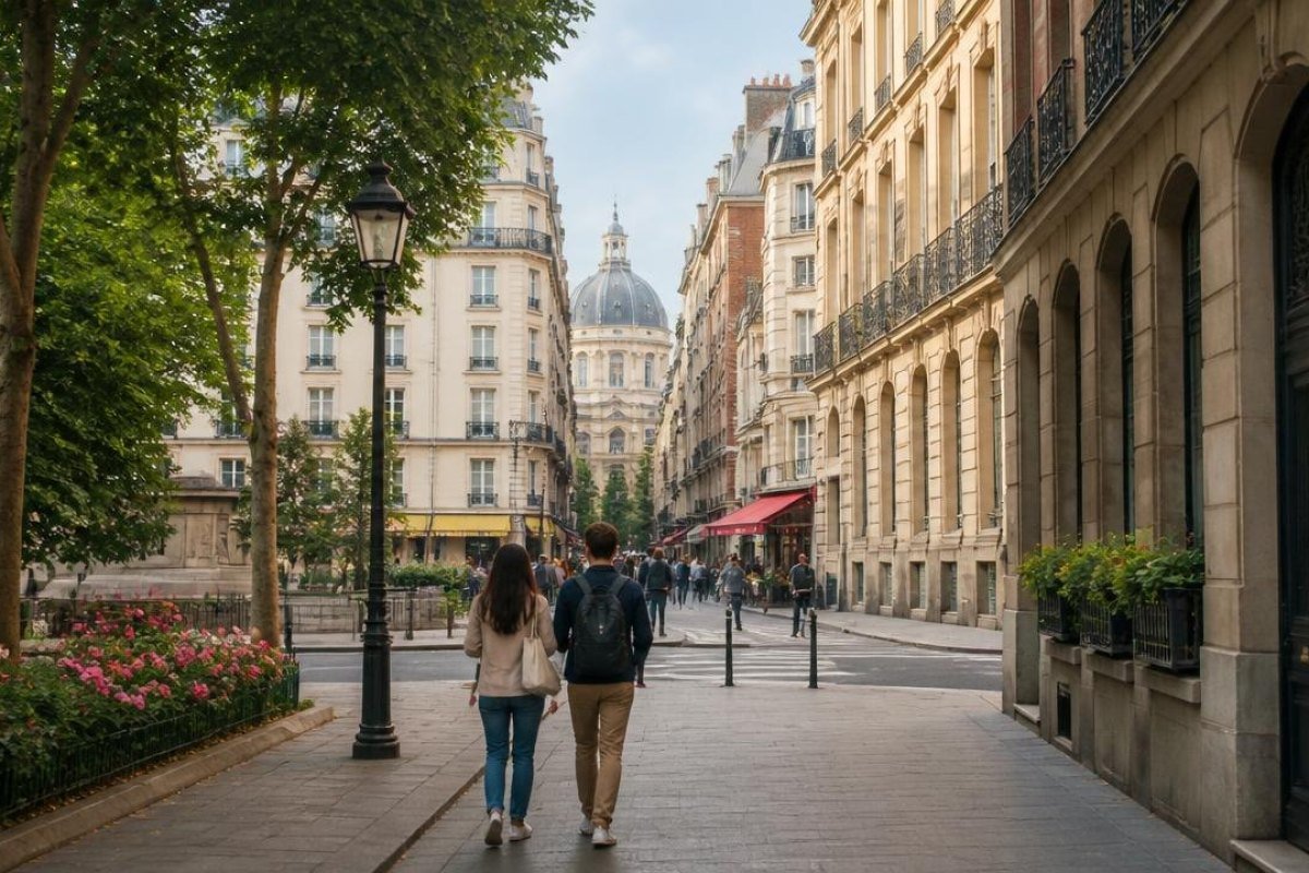 Walk between nearby attractions