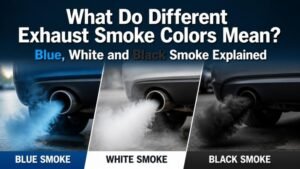 What Do Different Exhaust Smoke Colors Mean? Blue, White and Black Smoke Explained