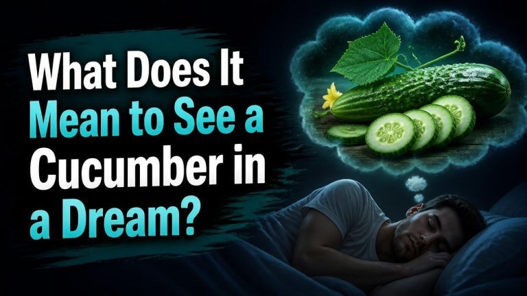 What Does It Mean to See a Cucumber in a Dream?