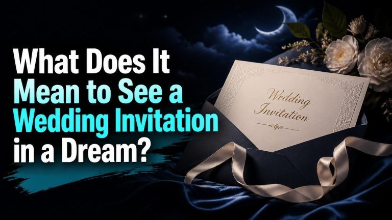 What Does It Mean to See a Wedding Invitation in a Dream?