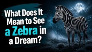 What Does It Mean to See a Zebra in a Dream?