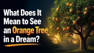 What Does It Mean to See an Orange Tree in a Dream?