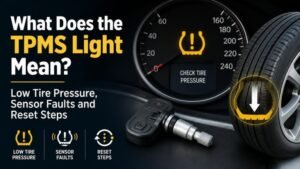 What Does the TPMS Light Mean? Low Tire Pressure, Sensor Faults and Reset Steps