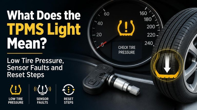 What Does the TPMS Light Mean? Low Tire Pressure, Sensor Faults and Reset Steps