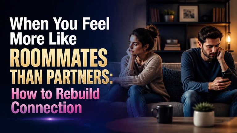 When You Feel More Like Roommates Than Partners: How to Rebuild Connection