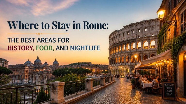 Where to Stay in Rome: The Best Areas for History, Food, and Nightlife