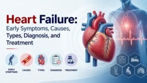 Heart Failure: Early Symptoms, Causes, Types, Diagnosis, and Treatment
