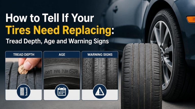 How to Tell If Your Tires Need Replacing: Tread Depth, Age and Warning Signs
