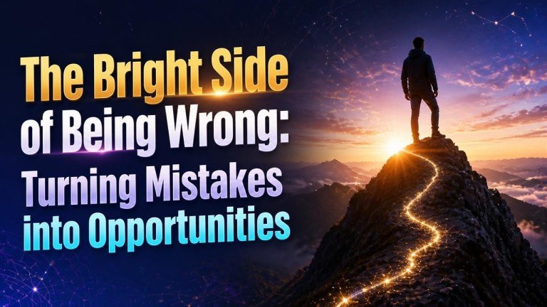 The Bright Side of Being Wrong: Turning Mistakes into Opportunities