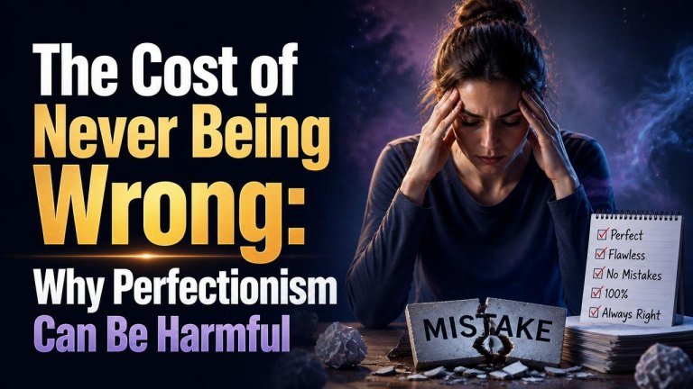 The Cost of Never Being Wrong: Why Perfectionism Can Be Harmful