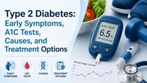 Type 2 Diabetes: Early Symptoms, A1C Tests, Causes, and Treatment Options